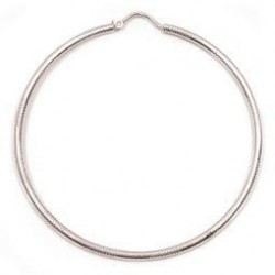 CREOLES AUTRES ARGT .DIAMANTEE 55MM