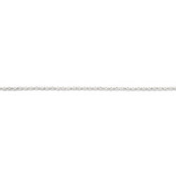 lg. 18 cm - Chaîne argent - jaseron - poids : 1,8 gr