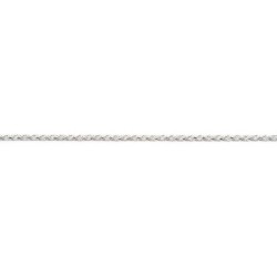 45 cm - 2,2 mm - maille forçat double diamantée 8 faces - chaîne argent
