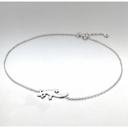 Chaine Cheville, motif GECKO