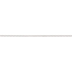 18 cm - 1,6 mm - maille gourmette cheval limée - chaîne argent