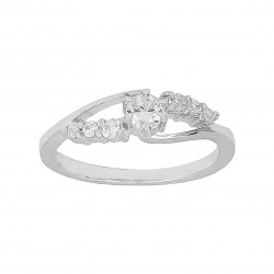 BAGUE ARGENT 925 CZ