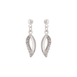 BO ARGENT 925 VAGUE CZ