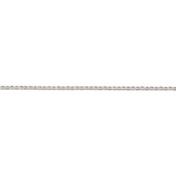 Larg. 2,4 mm - lg. 18 cm - Chaîne argent - marine battue - poids : 1,7 gr