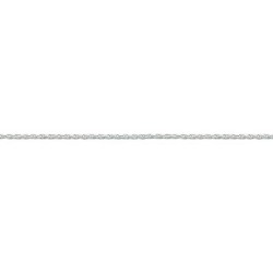 Larg. 2,0 mm - lg. 18 cm - Chaîne argent - forçat double - poids : 1,4 gr